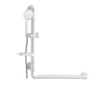 LYHXYLFT Corrimano for WC, corrimano di sicurezza for WC, corrimano ausiliari di supporto adatti for anziani disabili, i corrimano for WC possono aiutare gli anziani a prevenire le cadute(White)