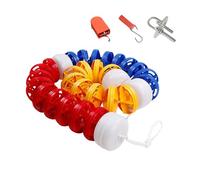 LYHXYLFT Kit di Corde Divisorie for Linea Galleggiante di Sicurezza for Piscina, Accessori for Linea di Boe Galleggianti con Gancio A S E Tenditore(Steel Wire,6m/19.7ft)