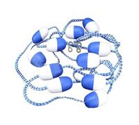 LYHXYLFT Linea di Demarcazione di Sicurezza for Piscina Galleggiante, Accessori for Boa Blu E Bianca, visibilità Efficace con 2 Ganci Preassemblati.(3m/9.9ft)