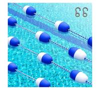 LYHXYLFT Linea di Demarcazione di Sicurezza for Piscina Galleggiante, Corda Anti-Onda Regolabile for Piscina, con 2 Ganci Preassemblati, Accessori for Piscina(15m/49.2ft)