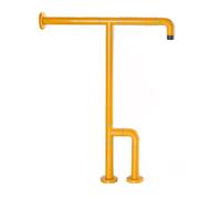 LYHXYLFT Maniglioni For WC, Maniglioni Con Maniglie, Barra Di Sostegno For WC In Acciaio Inox Con Camera D'Aria, Barra Di Sostegno For WC For Bagno Autonoma For Persone Con Disabilità Motorie(Yellow)