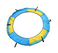 LYHYDMA Copertura Tappeto Elastico Copertura a Molla for Trampolino Copriletto da Salto Resistente agli Strappi e all'Acqua(Blue)
