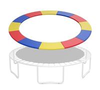 LYHYDMA Copertura Tappeto Elastico Tappetino di Ricambio for Trampolino da 8/10FT Arcobaleno Rotondo Protezione Sicurezza Impermeabile Resistente allo Strappo con Copertura a Molla(310cm)