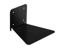 LYHYDMA Mensole da muro Scaffale galleggiante in ferro invisibile a parete multiuso a for biblioteca di casa e ufficio(Black)