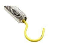 LYHYDMA Molla per Pilates Reformer Pilates Reformer Molla di Estensione con Gancio Pilates Equipment Yoga Music Wire Molla di Tensione in Acciaio(Yellow)