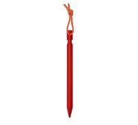 LYHYDMA Picchetti Tenda 4 Pezzi 23 cm in Lega di Alluminio for tettoia da Giardino picchetti for Tende for Terra Chiodi Resistenti con Cavo Riflettente(Red 4Pc)