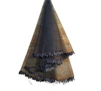 LYHYDMA Velo Sposa Velo Da Sposa Cattedrale 10 Colori Bianco Rosa Viola Nero Avorio Bordo In Pizzo(Black,100cm)