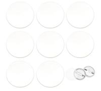 LYITZW 100 Pz, Pellicola Protettiva Per Spille, Pellicola Trasparente Adesiva, Pellicola Protettiva Per Spille 58MM, Pellicola Lucida Per Spille, Pellicola Protettiva Per Spille,