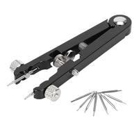 Lyivisk Utensile per cinturini di orologi, set utensili anse a molla, pinze molla orologi in lega alluminio con 8 punte robuste, riparazioni precise
