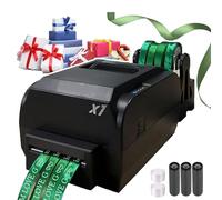 LYJIANGXIN Macchina Stampa Nastri Raso E Stampante Etichette, Macchina Stampa Foil 200dpi Alta Risoluzione per Testo Semplice, velocità 150mm/S per Progetti Decorativi FaiDaTe