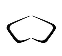 Lyjstore Nero Auto Paraurti Anteriore Lip Spoiler Copertura Della Lampada Nebbia Trim Griglia adesivi Compatibile for BMW Serie 3 G20 G21 LCI M Sport 2023