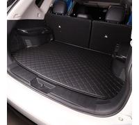 LYJXD Auto Pelle Tappetini Bagagliaio per Audi A5 Sportback 2016 2017 2018 2019 2020 2021 2022 2023 2024 2025, su Misura Vasca Baule Tappeto Fodera Bagagli Tappetino Antiscivolo Accessori,Black