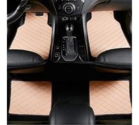 LYJXD Auto Tappetini per BMW X3 E83 2004 2005 2006 2007 2008 2009 2010, Pelle Impermeabile Auto Stuoia Antiscivolo Antipolvere Tappetino Protettivo Moquette Accessori,Beige