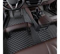 LYJXD Tappetino Auto per BMW Serie 1 Series 1er Coupe E82 2007 2008 2009 2010 2011, Copertura Completa Pelle Tappetini Abitacolo Tappeti Tappetino Impermeabile Antiscivolo Protezione,Black+Beige