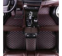 LYJXD Tappetino Auto per Hyundai Genesis 2004 2005 2006, Copertura Completa Pelle Tappetini Abitacolo Tappeti Tappetino Impermeabile Antiscivolo Protezione,Black+Red