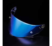 LYJXD Visiera Casco Moto per KYT TT TTC, UV Antiappannamento Sostituzione della Visiera della Lente del Casco del Parabrezza del Motociclo,Normal-J Aurora Blue