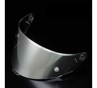LYJXD Visiera Casco Moto per KYT TTC, UV Antiappannamento Sostituzione della Visiera della Lente del Casco del Parabrezza del Motociclo,Normal-J Aurora Silver