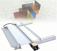LYJYUJIE Riscaldatore per piegatrice acrilica, piegatrice per Acrilico e PVC, 30 cm/60 cm/125 cm, Spessore di Taglio 1 mm-6 mm, con Supporto e regolatore di angolazione, per utensile di Piegatura~/