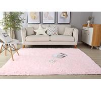 LYKEJI Tappeti per Camera dei Bambini Decorazione Soffici Tappeti Shaggy Tappeti Lunghi Morbidi per Soggiorno Tappeti Antiscivolo per Soggiorno Camera da Letto Tappetini (160x200cm, rosa)
