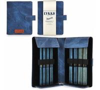 Lykke Set regalo con aghi a doppia punta (set piccolo US 0-5 in sacchetto indaco)