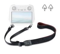 Lykus 2023 Tracolla/Cordino/Cinturino per DJI RC/DJI RC 2/RC Pro,Cinturino Nero,Viti Triangolari,Compatibile con DJI Air 3,Mini 3/Pro,Mavic 3 Pro/Classic