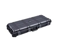 Lykus HC-9010 Custodia/Valigia/Case rigida impermeabile con schiuma personalizzabile, Dimensioni interne 86,8x33,5x13 cm, Adatto per oggetti lunghi e sottili