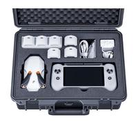 Lykus Titan AM110 Custodia/Case/Valigia impermeabile per Potensic Atom 2 e PTD 1 RC,Supporta 7 batterie[SOLO CUSTODIA]