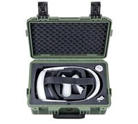 Lykus Titan OQ200 Valigia Custodia Case (Verde) per Quest 3S/Quest 3/Quest 2, Adatta al Cinturino Elite, Migliore Protezione [SOLO VALIGIA]