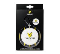 Lyle And Scott Putting Disc Gift Set - Pitch Perfect Golf Gifts for Men - Golf Accessories with Carabina Clip, 35mm Magnetic And 25.5mm Detachable Ball Marker for Practice