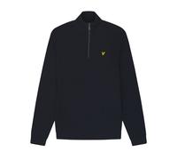 Lyle & Scott Uomo Felpa con Zip A Un Quarto Loopback, Dark Navy, M