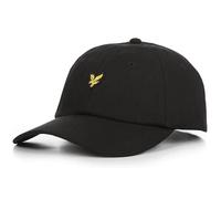 Lyle & Scott Berretto da Baseball da Uomo/Donna: Un Copricapo alla Moda in 100% Cotone di Alta qualità con vestibilità Comoda e Regolazione della Taglia., Nero, Taglia Unica