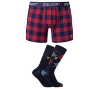 Lyle & Scott Bordeaux Cotton Boxer - IT52 | XL