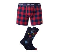 Lyle & Scott Bordeaux Cotton Boxers - IT52 | XL