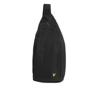 Lyle & Scott Uomo Borsa a tracolla con logo, Nero