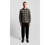 Lyle & Scott Brushed Cotton Check Shirt Jet Black/limestone Taglia: XL | Camicie Casual Outlet | Uomo | Nero