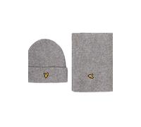 Lyle & Scott - Brushed Scarf And Beanie Set Grigio - Sciarpa y foulard T.U Grigio