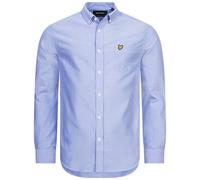 Lyle & Scott Camicia Casual A Maniche Lunghe Regular Fit Blu Nuova
