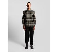 Lyle & Scott Camicia marrone / grigio chiaro / nero Uomo - PROMO - Camicie da uomo - Camicie a quadri Lyle & Scott XL