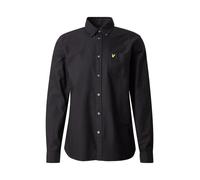 Lyle & Scott Uomo Camicia Oxford Semplice, Jet Black, L