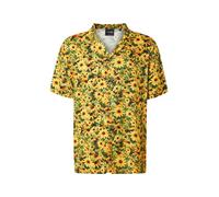 Lyle & Scott Camicia 'Wild Garden' marrone scuro / giallo / verde scuro / arancione Uomo - PROMO - Camicie da uomo - Camicie casual Lyle & Scott XL