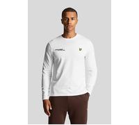 Lyle & Scott Co-ordinate Print Plain Long Sleeve T-shirt White Taglia: S | Outlet | Uomo | Bianco