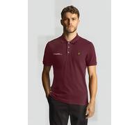 Lyle & Scott Co-ordinate Print Plain Polo Shirt Burgundy Taglia: S | Polo Outlet | Uomo | Marrone