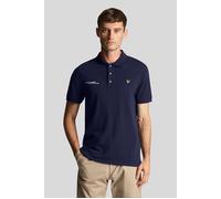 Lyle & Scott Co-ordinate Print Plain Polo Shirt Navy Taglia: M | Polo Outlet | Uomo | Blu