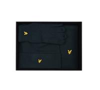 LYLE & SCOTT Cofanetto Uomo Cappello Sciarpa Set Invernale Regalo Originale Logo