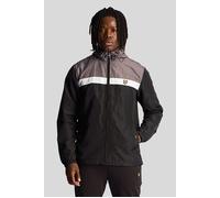 Lyle & Scott Colour Block Zip Through Hooded Jacket Jet Black Taglia: L | Giacche leggere Outlet | Uomo | Nero