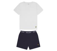 Lyle & Scott Completo pigiama con pantaloncini Lyle & Scott 146152cm Bianco