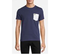 Lyle & Scott Contrast Pocket T-shirt Navy/ White Taglia: S | T-shirt stampate Outlet | Uomo | Bianco