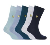 Lyle & Scott Core Calzini Semplice Uomo Misura Confezione 5 (GT7116)