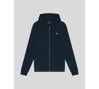 Lyle & Scott Felpa con cappuccio da uomo | Premium Zipper Basic Felpa con cappuccio con cerniera | Maglione invernale da uomo | Felpa in 100% cotone, Z271 Dark Navy, L