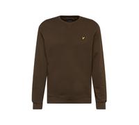 Lyle & Scott Uomo Felpa Girocollo Lavata Verde Oliva XL